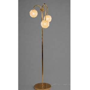 Lampa stojąca ELEGANCE 16053, złota, wysokość 165 cm, średnica 50 cm, 3x7W