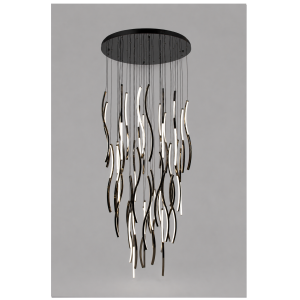 Lampa wisząca MODERNO 15895, kolor czerń polerowana, maksymalna długość 400 cm